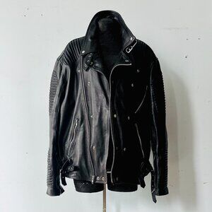 Oversized Leather Jacket Rick Owens Style!